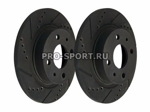 Rear brake disc for lada vaz 2108, 2109, 21099, 2113, 2114, 2115. 13&#039;, abs sport