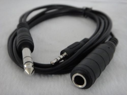 Nflightcam iphone smartphone aviation audio cable -409-