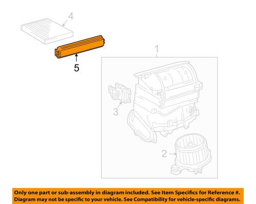 Toyota oem 09-15 corolla blower motor fan-case 8854802110