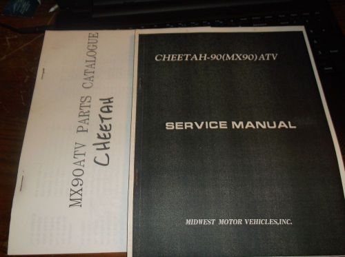 Cheetah mx90 parts catalogue catalog microfiche service manual midwest motors