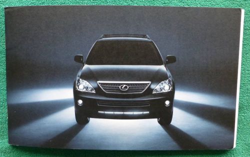 2005 lexus rx 400h brochure