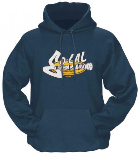 Small so cal camshaft hoodie navy sweatshirt hot rod rat street old school