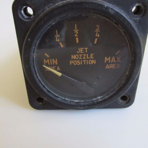 Airplane fuel gauge vintage ww11 era aviation jet nozzle military ge indicator