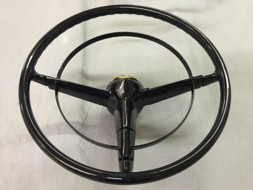 1955 1956 bel air steering wheel 16 inch custom black 1955 56