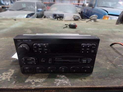 99 00 01 02 03 ford windstar am-fm cassette cd f8vf-19b132-aa