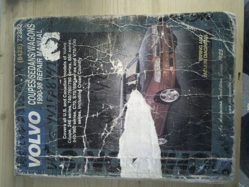 Chilton&#039;s: volvo coupes/sedans/wagons 1990-98 repair manual