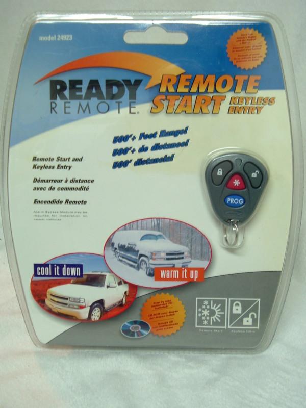 Ready remote / remote start kit w keyless entry-nib-free shipping!