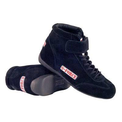 G-force racing driving shoes race grip mid-top black men's size 14 pair