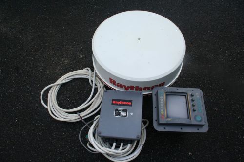 Raytheon radar: antenna relay box, r10xx raster scan radar, antenna, cables