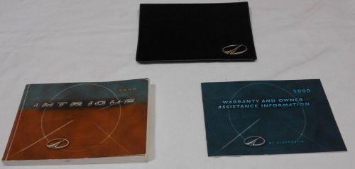 2000 oldsmobile intrigue owner manual 3/pc.set &amp; black oldsmobile factory case,,