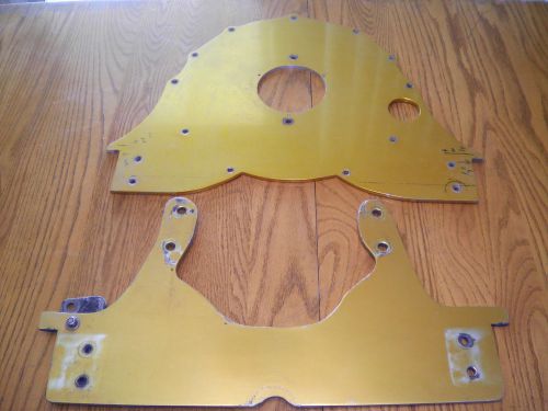 Big block chevy 10/12 degree v drive motor plates flatbottom runner bottom