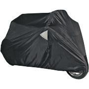 Dowco guardian weatherall plus motorcycle cover, angled front, s/m cruisers