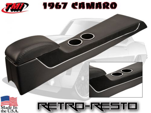 1967 camaro - sport r deluxe - full-length center console w/ chrome trim