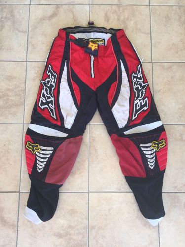 Fox racing 360 motocross mx  off road motorcycle pants size 30 padded nice!