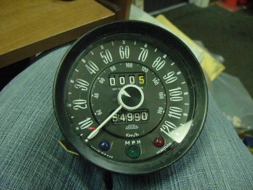 Oe jaeger speedometer gauge triumph spitfire mkiv 1500 120mph smiths