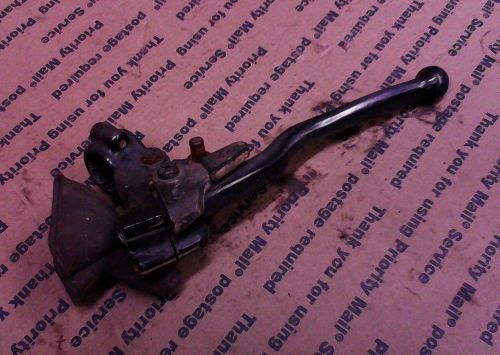 1987 honda trx350d foreman used lh rear brake lever &amp; mount