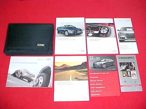 2016 audi a5 s5 cabriolet convertible owners manual service 16 + case navigation