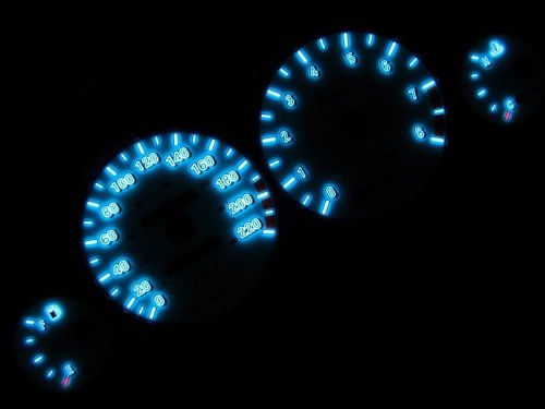 In kilometers kph indiglo reverse glow gauges gauge for 1995-1997 nissan maxima