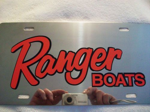 Ranger boat license plate