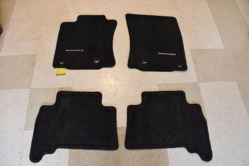 From new vehicle 2013 - 2016 toyota 4runner genuine floor mats oem