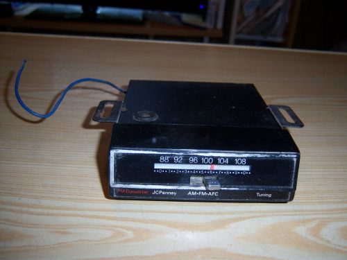 Fm radio converter j c penney 2222b - am fm afc switch cat no. 981-2591 12 volt
