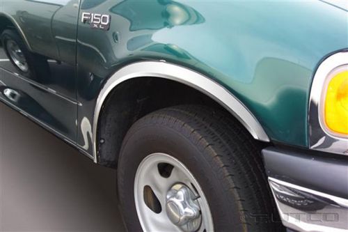 Stainless steel full fender trim for 2004 ford f150 heritage super crew by putco