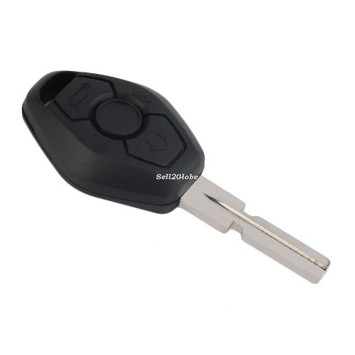 3 button uncut remote key fob shell case with blade for bmw 3/5/7serie g8