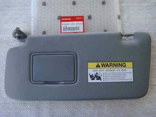 Honda crv 2005 2006 sunvisor sun visor driver left l gray oem new