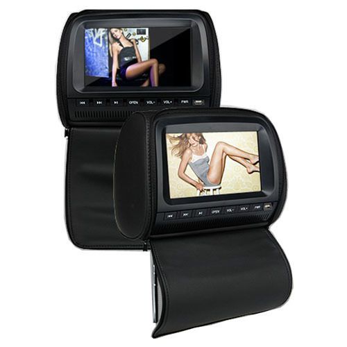 Deluxe 9 inch headrest car dvd player with protective zipper screen cover games