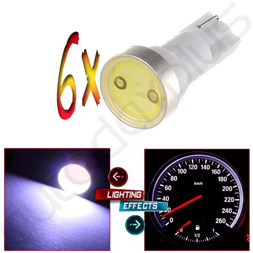 6x t5 17 18 74 73 high power white wedge dashboard cluster gauge led light bulbs