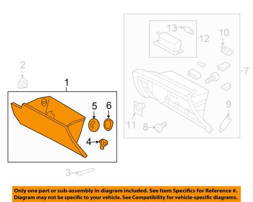 Kia oem 12-15 optima-glove box 845104c00087