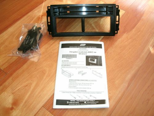 2007-2011 chrysler jeep dodge stereo radio dash install mount kit metra 99-6511