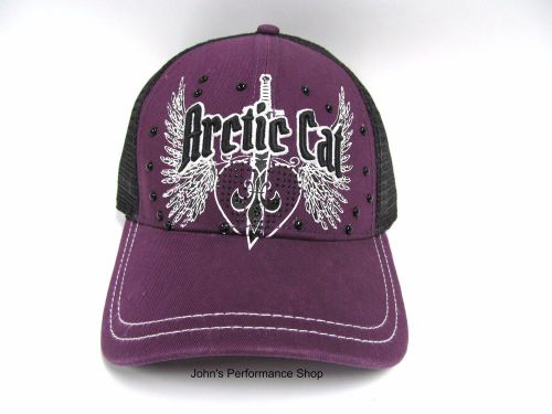 2017 new arctic cat womens purple mesh adjustable baseball hat cap 5273-104