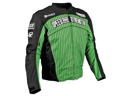 New speed &amp; strength men&#039;s &#034;62 motorsports&#034; textile green small 876577