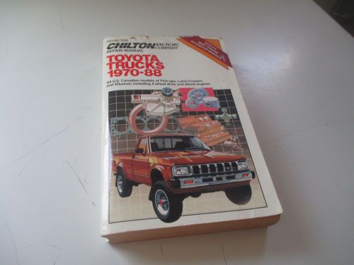 Chilton repair manual for toyota trucks-1970 to 1988