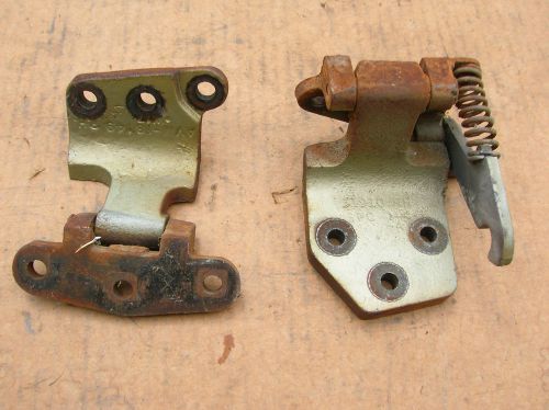 1965 ford galaxie 4-door passenger side rear door hinge set.gc.both work well.