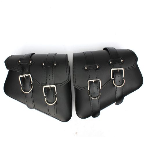 (ca) motorcycle saddlebags throw under seat side bags pouch for harley davidson