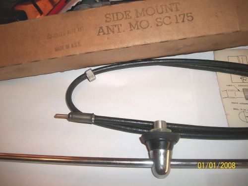 1930-40&#039;s quick mount radio antenna kit  side mount with coax big 36&#034;s  nib