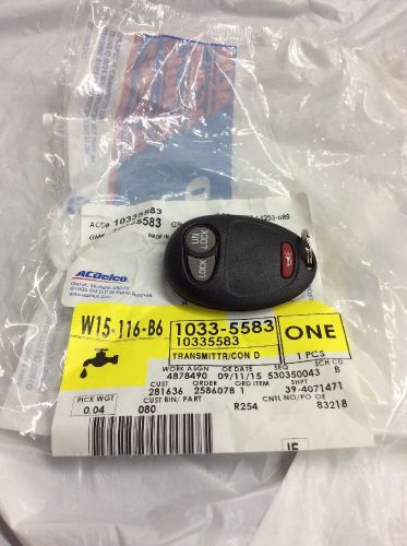 Gm oem keyless entry-transmitter 10335583