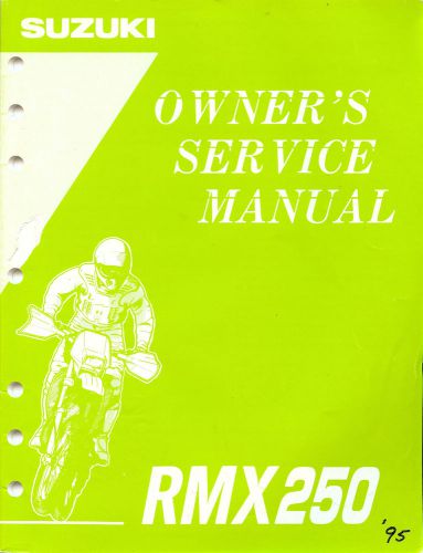 1995 suzuki rmx250 motocross motorcycle owners service manual