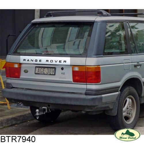 Land rover tail gate badge sticker decal black &#034;range rover&#034; p38