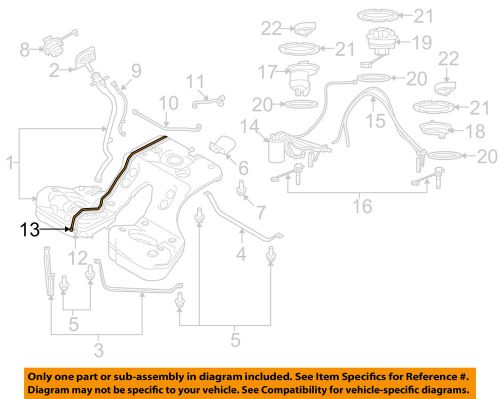 Porsche oem 10-16 panamera 4.8l-v8 fuel system-vacuum tube 97020136500