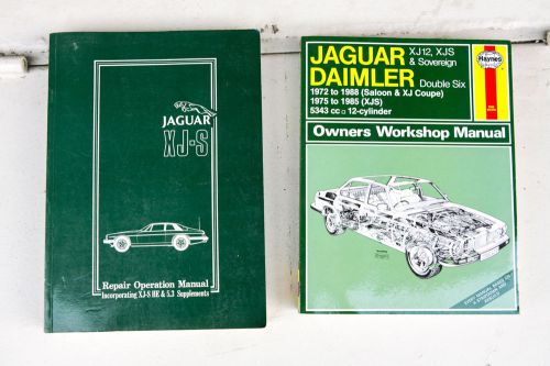 Jaguar xjs repair manual with xj-s he and 5.3 plus haynes xj12 xjs manual