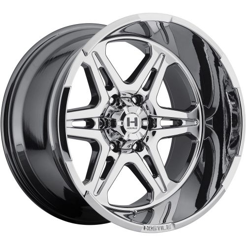 20x9 chrome hostile havoc h102 6x135 +10 rims kanati trail hog 275/60/20 tires