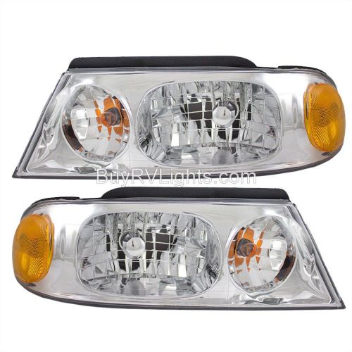 Monaco windsor 2005 2006 pair front head lights lamps headlights rv set