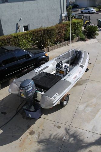 Inflatable boat  rib 18ft nautica  set up forhookah diving