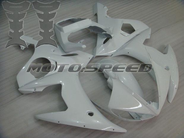 Free tank pad x2! fairing for yamaha 2003 2004 2005 yzf r6 plastic injection k02