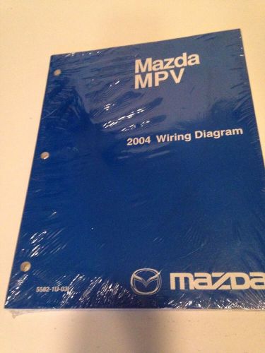 New 2004 mazda mpv van wiring diagram manual book lx es 3.0l v6