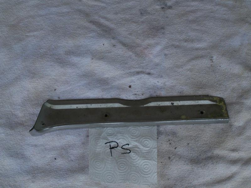 1973 mercury cougar passenger side hood trim