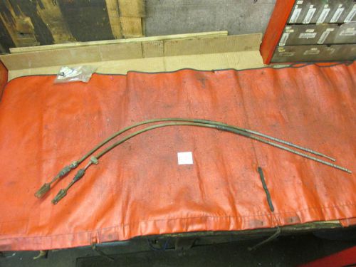 Triumph tr6, tr250, original handbrake cables, 2, !!